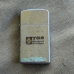 Silver TGS Sulphur & Potash Lighter